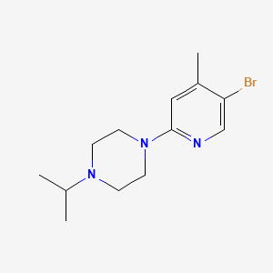 molecular formula C13H20BrN3 B8615020 1-(5-Bromo-4-methyl-pyridin-2-yl)-4-isopropyl-piperazine 
