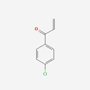 molecular formula C9H7ClO B8615059 1-(4-Chlorophenyl)prop-2-en-1-one CAS No. 7448-87-5