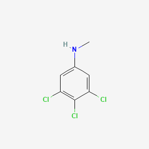 molecular formula C7H6Cl3N B8615118 n-Methyl-3,4,5-trichloroaniline 
