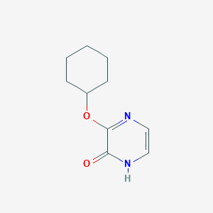 molecular formula C10H14N2O2 B8615222 3-(cyclohexyloxy)-2(1H)-pyrazinone 
