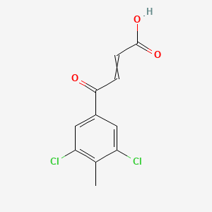 B8615229 4-(3,5-Dichloro-4-methylphenyl)-4-oxobut-2-enoic acid CAS No. 74939-79-0