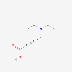 molecular formula C10H17NO2 B8615266 4-Diisopropylamino-but-2-ynoic acid 