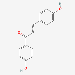 molecular formula C15H12O3 B8615267 1,3-Bis-(4-hydroxyphenyl)-2-propen-1-one 