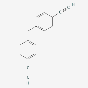 molecular formula C17H12 B8615275 Bis(4-ethynylphenyl)methane 