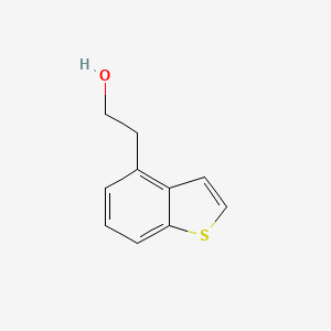 molecular formula C10H10OS B8615287 Benzo[b]thiophene-4-ethanol 