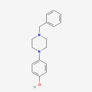 molecular formula C17H20N2O B8615306 4-(4-Benzylpiperazin-1-yl)phenol 
