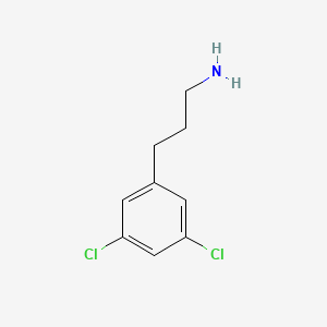 molecular formula C9H11Cl2N B8615326 3-(3,5-Dichlorophenyl)propylamine 