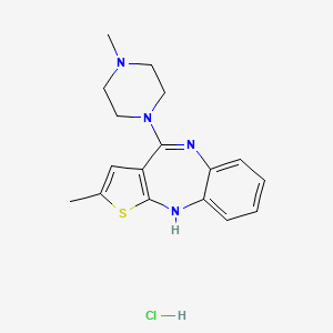molecular formula C17H21ClN4S B8615373 Olanzapine hydrochloride CAS No. 783334-36-1