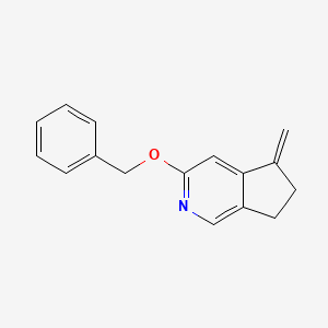 3-(Benzyloxy)-5-methylene-6,7-dihydro-5H-cyclopenta[c]pyridine