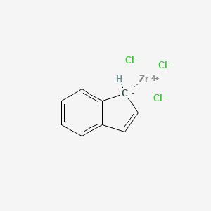 molecular formula C9H7Cl3Zr B8615404 Indenylzirconium trichloride 