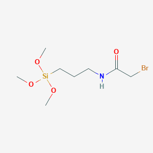 molecular formula C8H18BrNO4Si B8615478 2-Bromo-N-(3-(trimethoxysilyl)propyl)acetamide CAS No. 929095-65-8