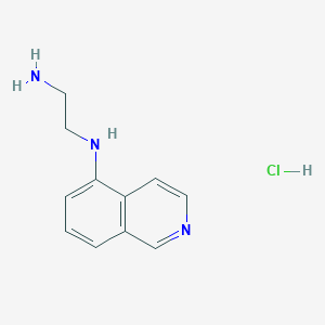 molecular formula C11H14ClN3 B8615544 N-(5-Isoquinolyl)ethylenediamine hydrochloride CAS No. 651307-01-6