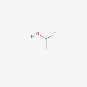 molecular formula C2H5FO B8615662 1-Fluoroethanol CAS No. 40017-45-6