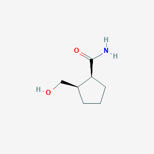 (1S,2R)-2-hydroxymethyl-1-cyclopentanecarboxamide