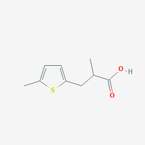 2-Methyl-3-(5-methylthiophen-2-yl)propanoic acid