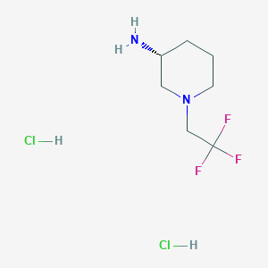 (R)-1-(2,2,2-trifluoroethyl)piperidin-3-amine dihydrochloride