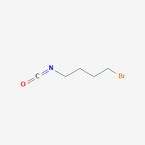 molecular formula C5H8BrNO B8615840 1-Bromo-4-isocyanatobutane CAS No. 71250-87-8