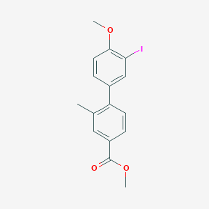 Methyl 4-(3-iodo-4-methoxyphenyl)-3-methylbenzoate