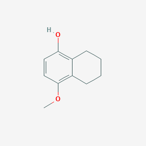 molecular formula C11H14O2 B8616029 4-Methoxy-5,6,7,8-tetrahydronaphthalen-1-ol 