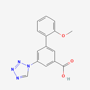 2'-Methoxy-5-tetrazol-1-yl-biphenyl-3-carboxylic acid