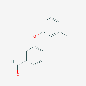 molecular formula C14H12O2 B8616048 3-(3-Methylphenoxy)benzaldehyde CAS No. 67698-58-2
