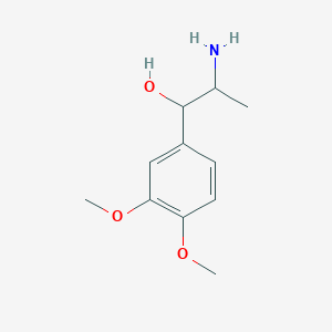 molecular formula C11H17NO3 B8616056 2-Amino-(3,4-dimethoxyphenyl)-propanol 