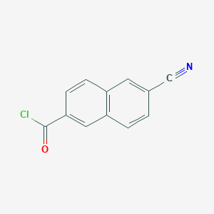 molecular formula C12H6ClNO B8616063 6-Cyanonaphthalene-2-carbonyl chloride CAS No. 68635-22-3