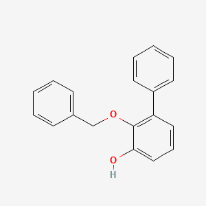 molecular formula C19H16O2 B8616065 2-(Benzyloxy)biphenyl-3-ol CAS No. 913721-76-3