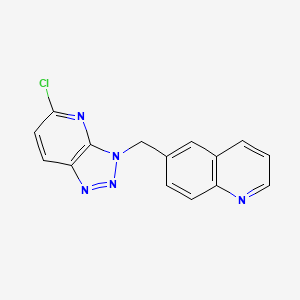 6-((5-chloro-3H-[1,2,3]triazolo[4,5-b]pyridin-3-yl)methyl)quinoline