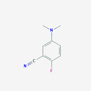 molecular formula C9H9FN2 B8616103 5-Dimethylamino-2-fluorobenzonitrile 