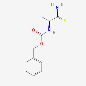 molecular formula C11H14N2O2S B8616114 benzyl (1S)-2-amino-1-methyl-2-thioxoethylcarbamate CAS No. 111946-79-3
