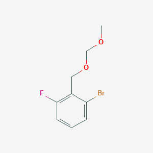 2-Bromo-6-fluoro-1-(methoxymethoxymethyl)benzene