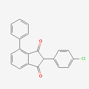 2-(4-Chlorophenyl)-4-phenyl-1H-indene-1,3(2H)-dione
