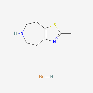 2-methyl-5,6,7,8-tetrahydro-4H-thiazolo[4,5-d]azepine hydrobromide