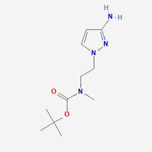 tert-butyl N-[2-(3-aminopyrazol-1-yl)ethyl]-N-methylcarbamate