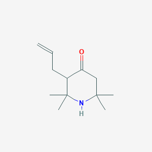 2,2,6,6-Tetramethyl-3-(prop-2-en-1-yl)piperidin-4-one