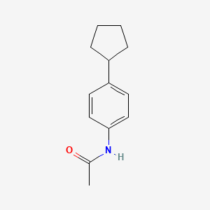 molecular formula C13H17NO B8616301 N-(4-cyclopentylphenyl)acetamide 
