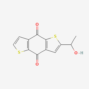 Benzo[1,5-b']dithiophene-4,8-dione, 2-(1-hydroxyethyl)-