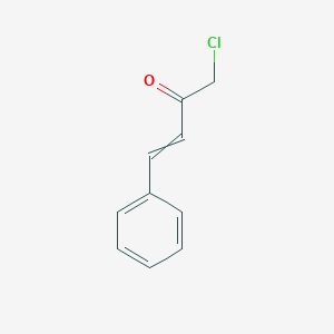 molecular formula C10H9ClO B8616359 1-Chloro-4-phenyl-3-buten-2-one CAS No. 13605-67-9