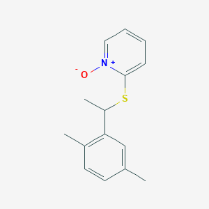 2-(1-[2,5-dimethylphenyl]-ethylthio)pyridine N-oxide