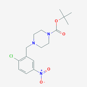 Tert-butyl 4-(2-chloro-5-nitrobenzyl)piperazine-1-carboxylate