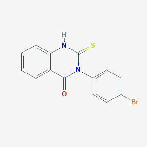 3-(4-Bromophenyl)-2-thioxo-2,3-dihydroquinazolin-4(1H)-one