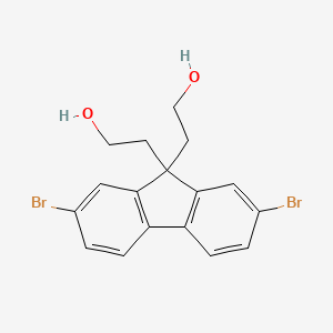 2-[2,7-Dibromo-9-(2-hydroxyethyl)fluoren-9-yl]ethanol