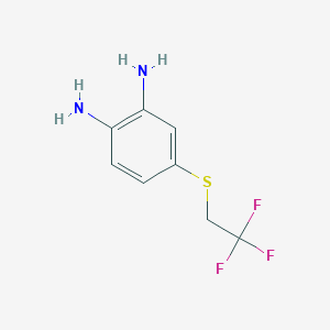 4-[(2,2,2-Trifluoroethyl)sulfanyl]benzene-1,2-diamine