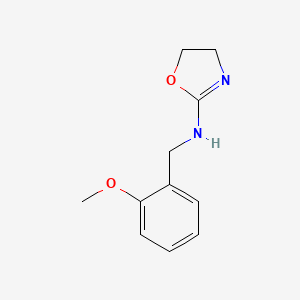 molecular formula C11H14N2O2 B8616566 N-(2-methoxybenzyl)-4,5-dihydrooxazol-2-amine 