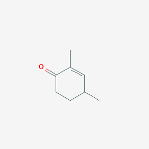 molecular formula C8H12O B8616575 2,4-Dimethylcyclohex-2-en-1-one CAS No. 40122-96-1