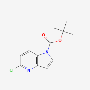 tert-butyl 5-chloro-7-methyl-1H-pyrrolo[3,2-b]pyridine-1-carboxylate