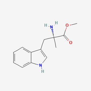 molecular formula C13H16N2O2 B8616710 DL-a-Methyltryptophan methyl ester CAS No. 96551-27-8