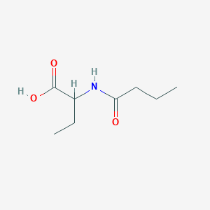 molecular formula C8H15NO3 B8616724 2-Butyrylaminobutyric acid 