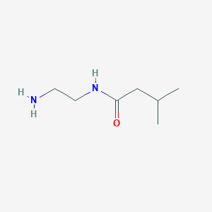 molecular formula C7H16N2O B8616764 N-(2-Aminoethyl)-3-methylbutanamide CAS No. 53673-18-0